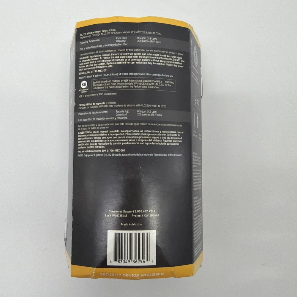 Whirlpool EDR8D1 Every Drop Ice & Water Refrigerator Filter 8 New